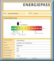 Energiepass Energieausweis